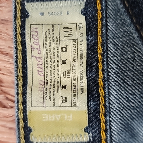 GAP women's jeans.  Long and Lean.  14 regular. - Picture 3 of 11